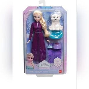 Disney Frozen Elsa Fashion Doll & Bear Cub Figure with 4 Accessories
